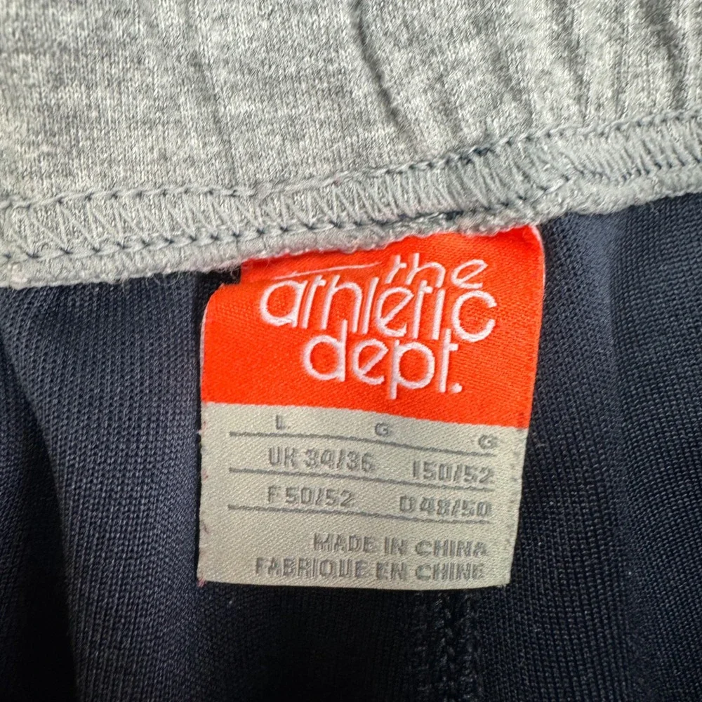 Nike Track Pants Mens L NavyBlue Relaxed Athletic Y2K Joggers Sporty Side Stripe